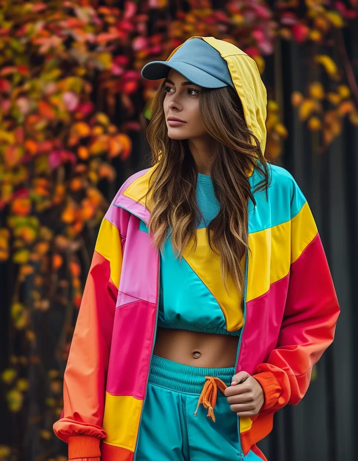 How to Keep Wearing Bright Activewear Colors Into Fall Without Looking Out of Season