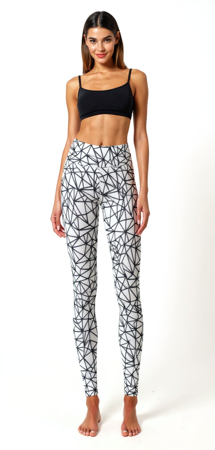 High-Waist Leggings in Whitespider — The Bright Side Edit style look