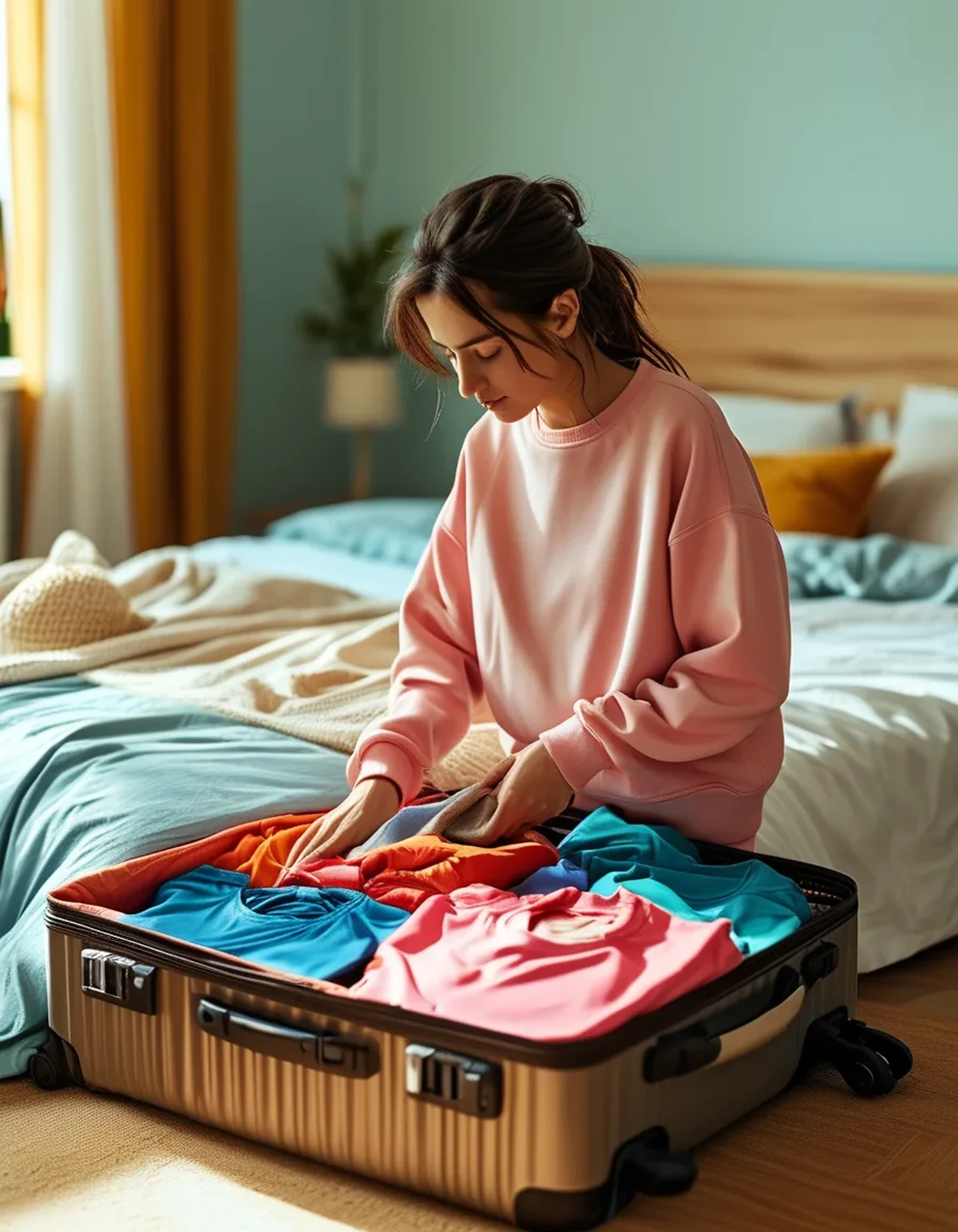 How to Pack Bright Activewear for a Trip Without It Taking Over Your Suitcase