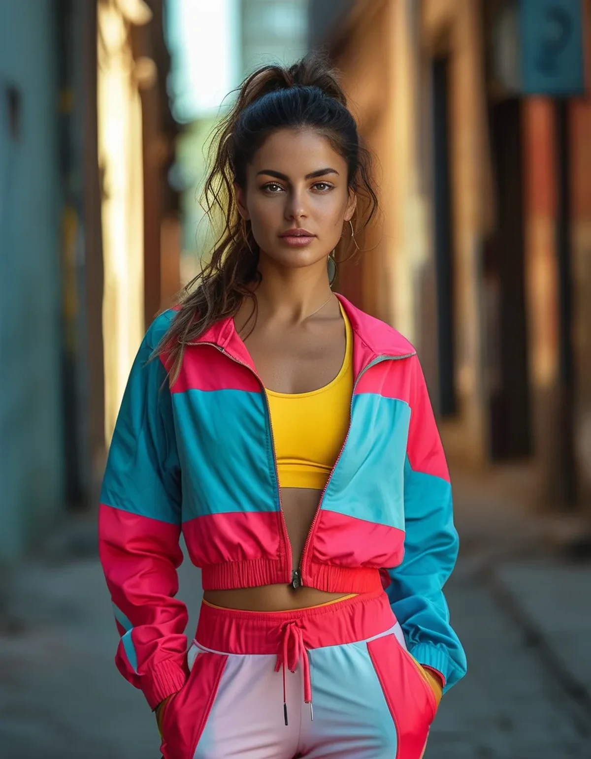 How to Wear Bright Activewear Without It Looking Like You're Trying Too Hard